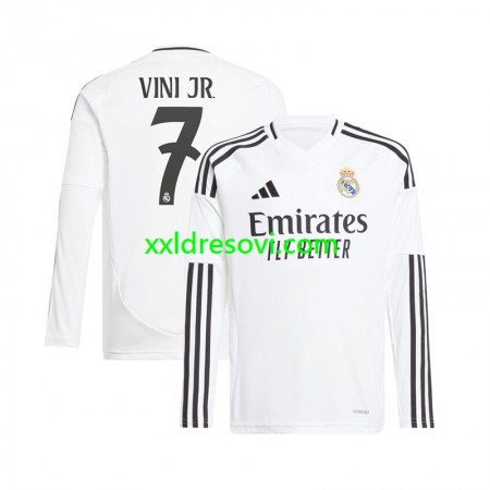 Real Madrid Vinicius Junior 7 Domaći Nogometni Dres 2024-2025 Dugim Rukavima